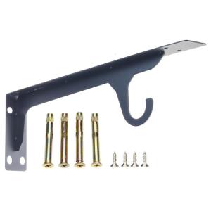 Cold Rolled Steel Shelf Brackets 110kg Load Rating Wall Mount Hardware Accessory for Kitchen Laundry Room Organization