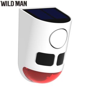 Premium Solar Infrared Motion Sensor Alarm Animal Repeller for Yard Farm Garden Security System