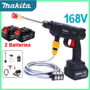 【COD+Local Delivery】car pressure washer Japan heavy duty High Presure Water Spray Gun Car Wash Portable Electric Sale Heavy Duty Lithium Battery 48v Rechargable Car Wash Water Gun High Presure