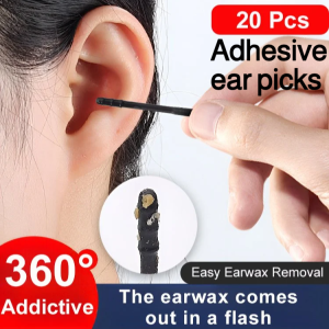 Sticky Spiral Ear And Nose Cleaning Stick Ear Pick Disposable Sticky Cotton Swab Self-adhesive Sticky Ear Stick Cotton Swab 一次性粘耳棒耳鼻清洁棒