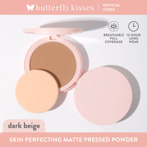 Butterfly Kisses Skin Perfecting Matte Pressed Powder | Oil Control & Poreless Finish