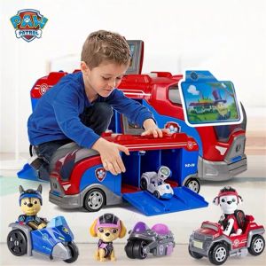 Paw Patrol Watchtower With Music Toy Car Rescue Bus Toy Set Childrens Birthday Gift