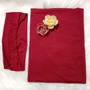 BISA COD! Hijab Syari Non Pet Free Inner Bando Kode J-9 5XL Bahan Jersy Standar By Ory AjeZas Collec