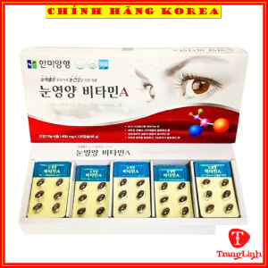 Viên bổ mắt hàn quốc Hanmi chính hãng hộp 120 viên - Bổ sung Vitamin A giúp mắt sáng khỏe - tranglinh