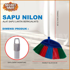 SAPU NILON - Sapu Lantai / Sapu Senar / Floor Broom Warna Warni