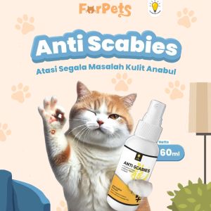 Clever Solutions  ANTI SCABIES Obat Jamur Kucing Scabies Demodex Impetigo Jamur Kutu Parasit Cacing Hati Gatal Kulit Obat Kucing Gatal Obat Kutu Kucing