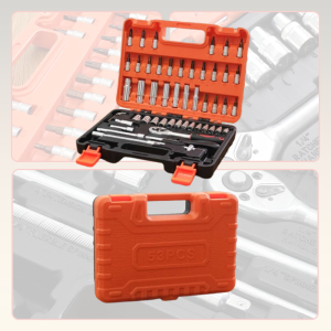 COD Kunci lengkap full set / kunci shock ring 1 set lengkap / set kunci pas soket 53 buah reparasi mobil dan sepeda motor / obeng ratchet kunci cincin / obeng set komplit serbaguna / bor buat buka bau motor