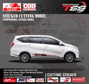 sticker mobil toyota calya sticker lis mobil toyota calya sticker mobil sticker motif variasi body mobil keren
