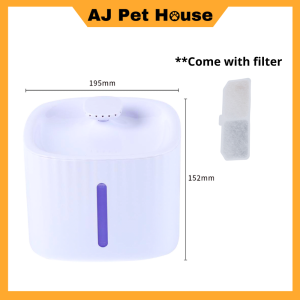 Cat Water Fountain 3L Pet Automatic Water Dispenser Cat Dog Water Feeder Drinking Bowl Bekas Air Kucing 貓咪 飲水機
