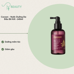 Nước Dưỡng Da Đầu Cocoon Bồ Kết Hair Tonic Phục Hồi Da Đầu Nuôi Dưỡng Chân Tóc Chai 140ml