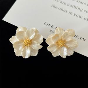 good 999 Korean Fashionable Summer versatile sweet flower temperament earrings ES63758