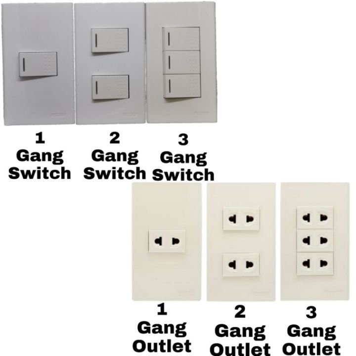 Switch Outlet Gang/ Gang/ Gang Lazada Lazada PH