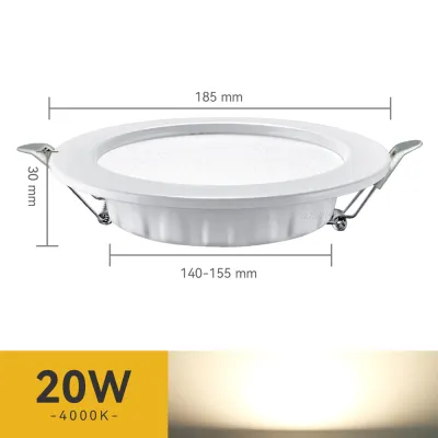 LED Downlight 5W 7W 9W 12W 20W 220V Recessed Ceiling Lamp Round LED Panel Down Lights Spotlight Lighting