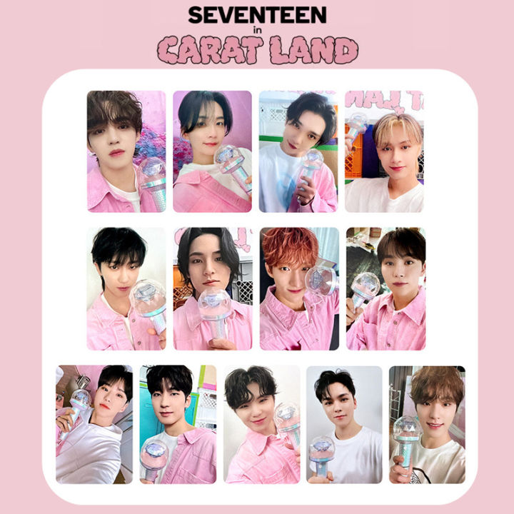 SEVENTEEN LightStick PhotoCards Seventeen in Carat Land