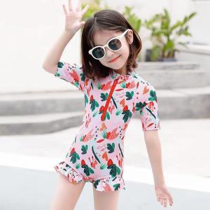 Years Girl Swimsuit Baby Girl Swimwear One Piece Swimming Suit Girl Baju Mandi Budak Renang For Kids 0209