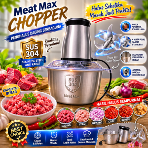 HANG YAN - Blender Daging Chopper Meat Grinder Gilingan Daging Baja Serbaguna