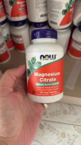 Viên Bổ Sung Magie Now Magnesium Citrate Thuần Chay Hỗ Trợ Tiêu Hóa Tăng Cường Cơ Bắp ( Link phụ)