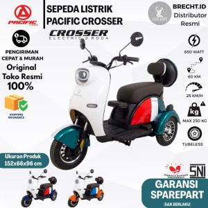 Sepeda Listrik Roda Tiga Pacific Crosser