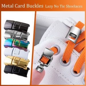 LOPU TỰ LÀM Nhanh chóng An toàn Giày Phụ Kiện Dây giày Kim Loại Khóa Sneakers Strings Snap Ren Clasp LƯỜI BIẾNG Ren Khóa