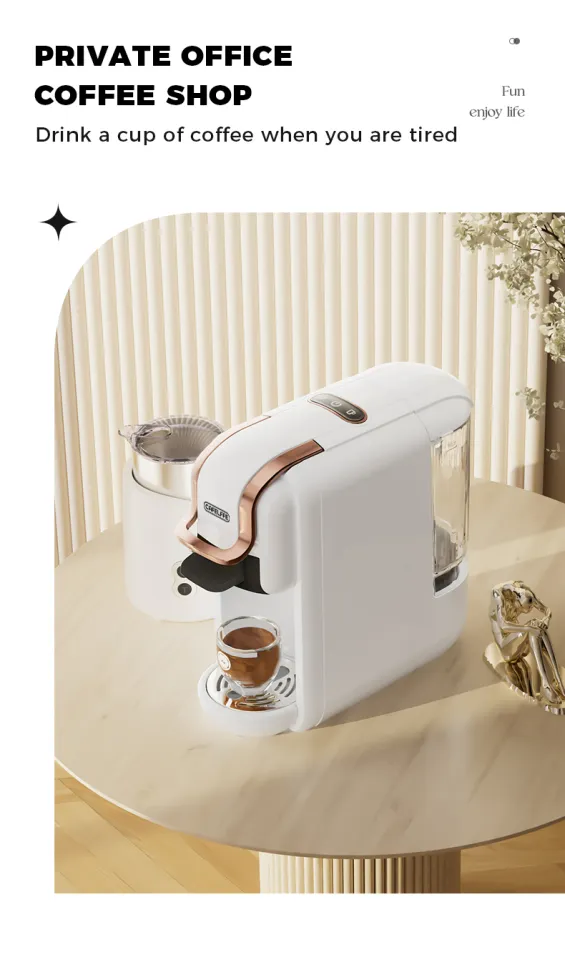 Cafelffe 5in1 Coffee Machine (Dolce Gusto, Nespreso, K-Cup, Ground Coffee &  Ese Cup)