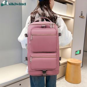 Portable Gym Backpack Multifunctional Overnight Luggage Backpack Multi Pockets Fitness Shoulder Bag Oxford for Yoga Business Trips