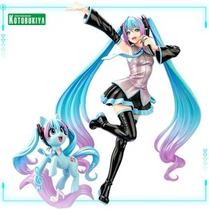 Kotobukiya Original Genuine Vocaloid Hatsune Miku Bishoujo Statue My Little Pony Bishoujo Series 1/7 Model Toys 21.5cm Figure