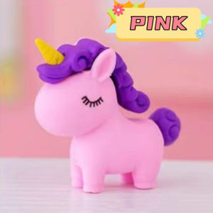 Creative 3D Eraser Cartoon Unicorn Cute Animal Model Rubber Eraser Correction School Supplies