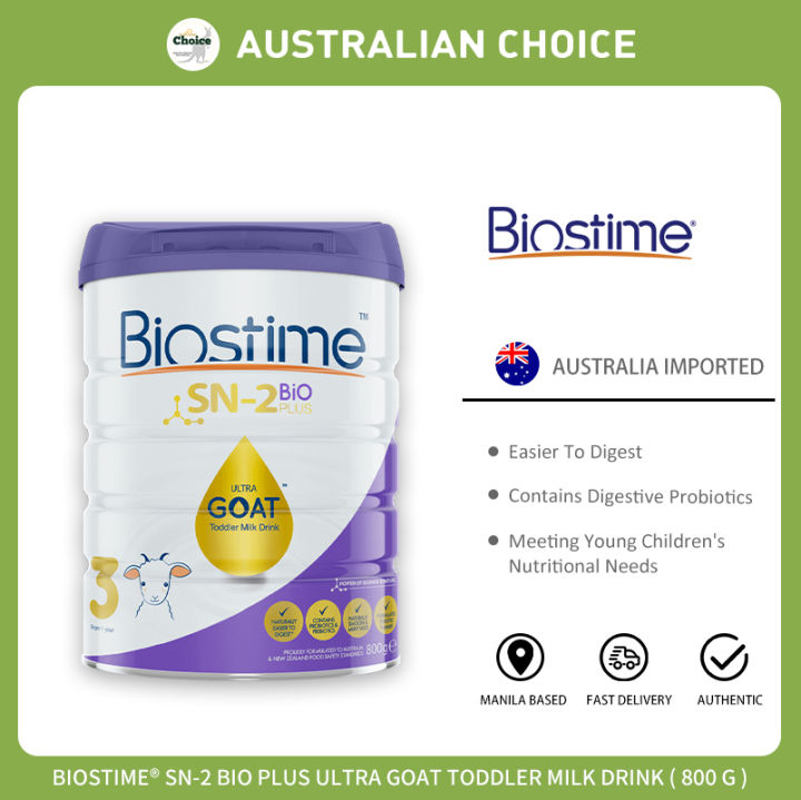 Biostime Sn-2 Bio Plus Ultra Goat Toddler Milk Drink Stage 800g
