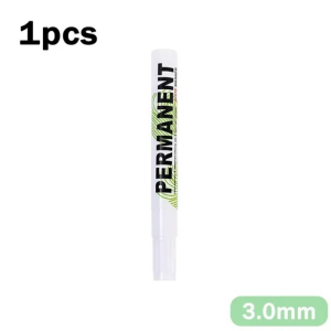 1.0/3.0mm Oily White Marker Student Quick Dry Writing Pen Waterproof Permanent Graffiti Pen Metal Glass Tire DIY Marker