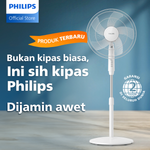 Baru! Kipas Angin Philips Kipas Angin Berdiri Kipas Philips ACP620/00 - Putih - Lebih Kencang Lebih Senyap Dijamin Awet. Stand Fan 16 Inch