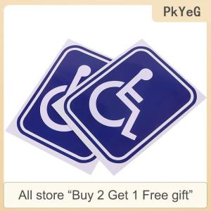 [COD] PkYeG Tool 2PCS Disabled Sign Disability Mobility Parking Car Sticker PVC Decal for Auto