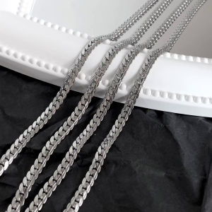 KALUNG TITANIUM PRIA WANITA MODEL SISIK NAGA SILVER ANTI KARAT TERLARIS