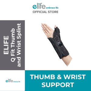 elife Q Fit Thumb and Wrist Splint (Thumb & Wrist Support) [E-WRR058/MWRQF02] (1 Pcs)