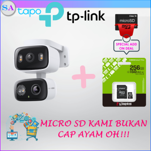 TP-Link Tapo C246D CCTV Dual Lens Wide Angle Telephoto Pan Tilt WiFi Network Indoor Outdoor Security Camera