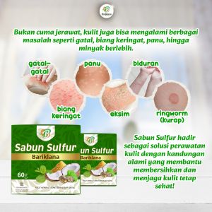 Sabun Gatal Ampuh Mengobati Eksim Scabies - Sabun Sulfur