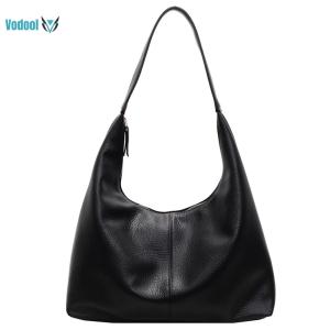Slouchy Hobo Bag for Women with Zipper Closure Stylish PU Leather Shoulder Bag for Travel and Daily Use[Vodool Official Center]