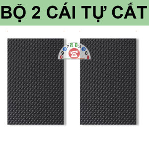 Combo 12 Miếng Dán Chống Trượt Chống Ồn Chống Trầy Sàn 15x10 Cm Bọc Chân Ghế