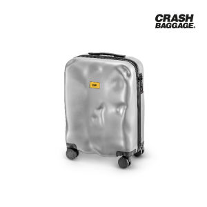 CRASH BAGGAGE กระเป๋าเดินทาง รุ่น ICON สีเงิน ขนาด 21.1"