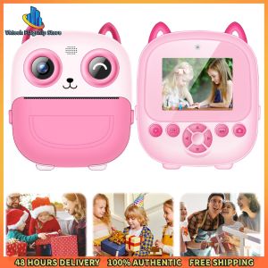 Vktech Portable 6 in 1 Digital Camera with Thermal Printing HD Photo Function Easy to Use for Kids and Photography Enthusiasts