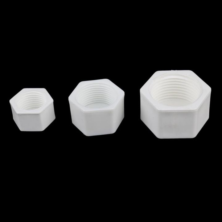 [HOT PVC Pipe 686] Plastic 1/2'' 3/4'' 1'' Female Thread End Plug ...