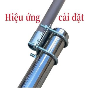 GK ngoài trời Omni Directional FRP Antenna Clip Code u Bolt Hoop Rod Holder Phần cứng mạ kẽm trắng màu xanh