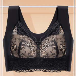 CoCo Bear ชุดชั้นในผู้หญิงไซส์ใหญ่พิเศษ M-5xl แบบเต็มถ้วยลูกไม้ชุดชั้นในไร้รอยรองรับค่ะไม่มีห่วงเหล็ก