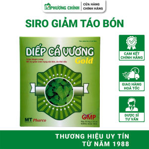Siro Diếp Cá Vương Gold Dành Cho Người Bị Táo Bón Trĩ Khó Tiêu 20 Ống/Hộp