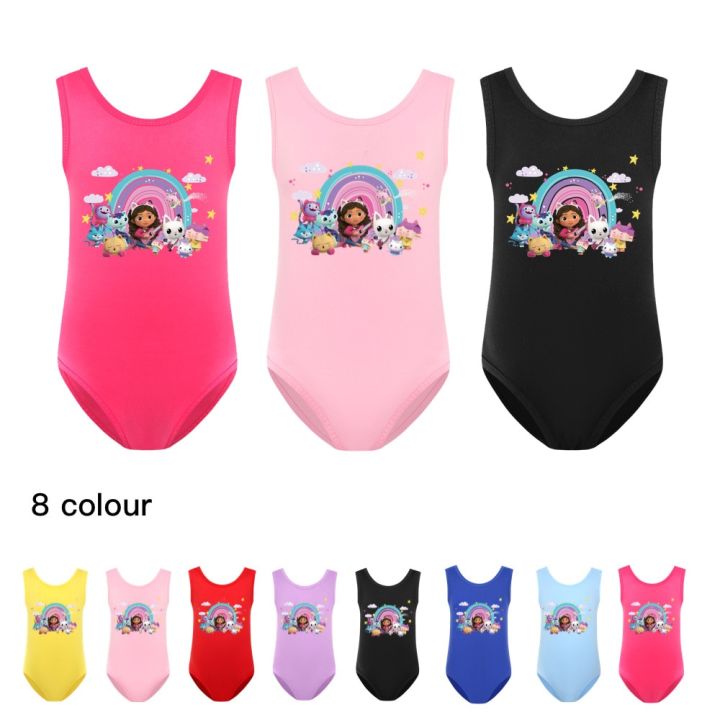 New Gabby's Dollhouse Girls Swimsuit Bathing Suit Children's Cartoon ...