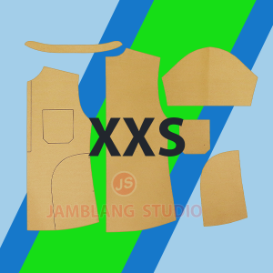 Pola Instan Kemeja Koko Kurta Lengan Pendek | Rotsa.Id