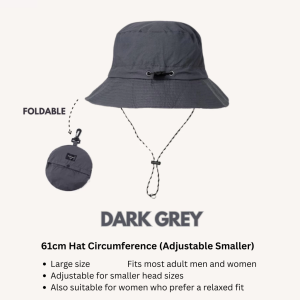 mixshop Foldable Fisheman Hat/Bucket Hat UPF50+[SG READY STOCK]