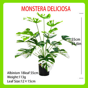 Artificial Leaf Artificial Plant  Monstera Leaves Bundle Artificial Home Wedding Decor ative