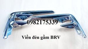Viền đèn gầm xe HONDA BRV 2023 2024 2025. nhựa mạ com sáng bóng