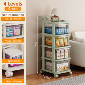 K_MODE Trolley Rack Drawer Cabinet Stroller Baby Storage Rack Cabinet Removable Floor Baby Toy Storage Rack Rak Snek