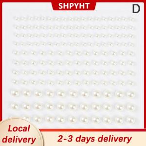 [COD] SHPYHT Local delivery Ship within 24 hours 1 Sheet Plastic Semi-circular Pearl Decoration Stickers For DIY Face Beauty Makeup Nail Art Cell Phone Hair Accessories